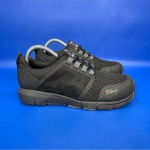 Timberland PRO Steel Toe Anti Fatigue Slip Resistant Work Shoes Womens 7.5 Black